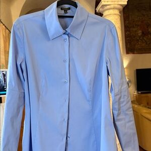 Escada Blue Cotton Shirt
